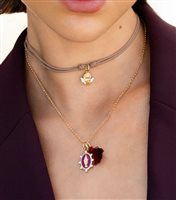 Charm Rue des Mille Donna Charm Bar in Lega metallica Zircone CB-LCN 55 - CB-LCN 55